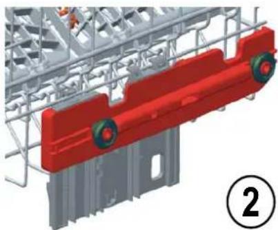 TELEFUNKEN TFGS60SI10A++ - Hohenverstellung des gefüllten oberen Korbs - 3