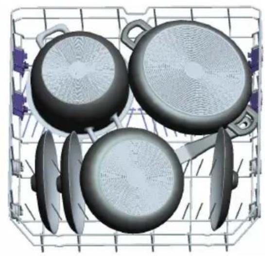 TELEFUNKEN TFGS60SI10A++ - Le panier à couverts supérieur - 6