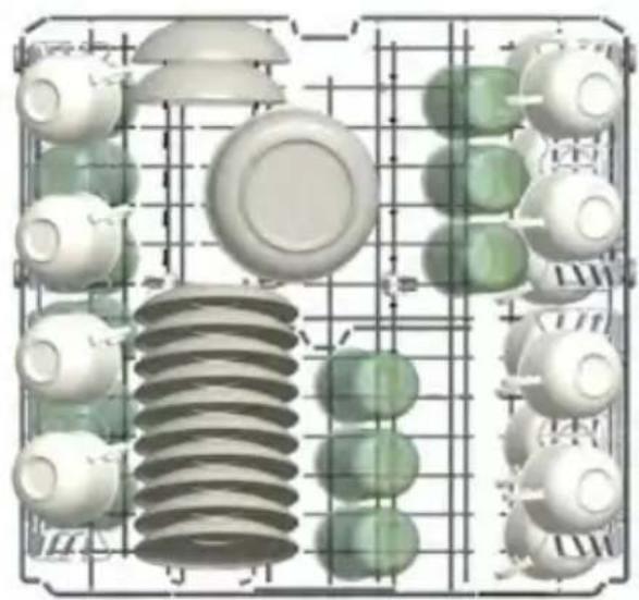 TELEFUNKEN TFGS60SI10A++ - Le panier à couverts supérieur - 7
