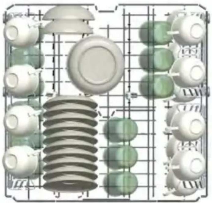 TELEFUNKEN TFGS60SI10A++ - Upper Cutlery Basket - 7
