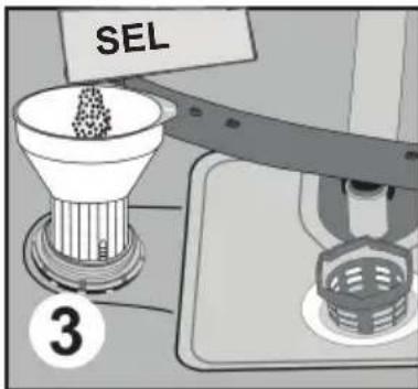 TELEFUNKEN TFGS60SI10A++ - Remplissage du compartment à sel - 2