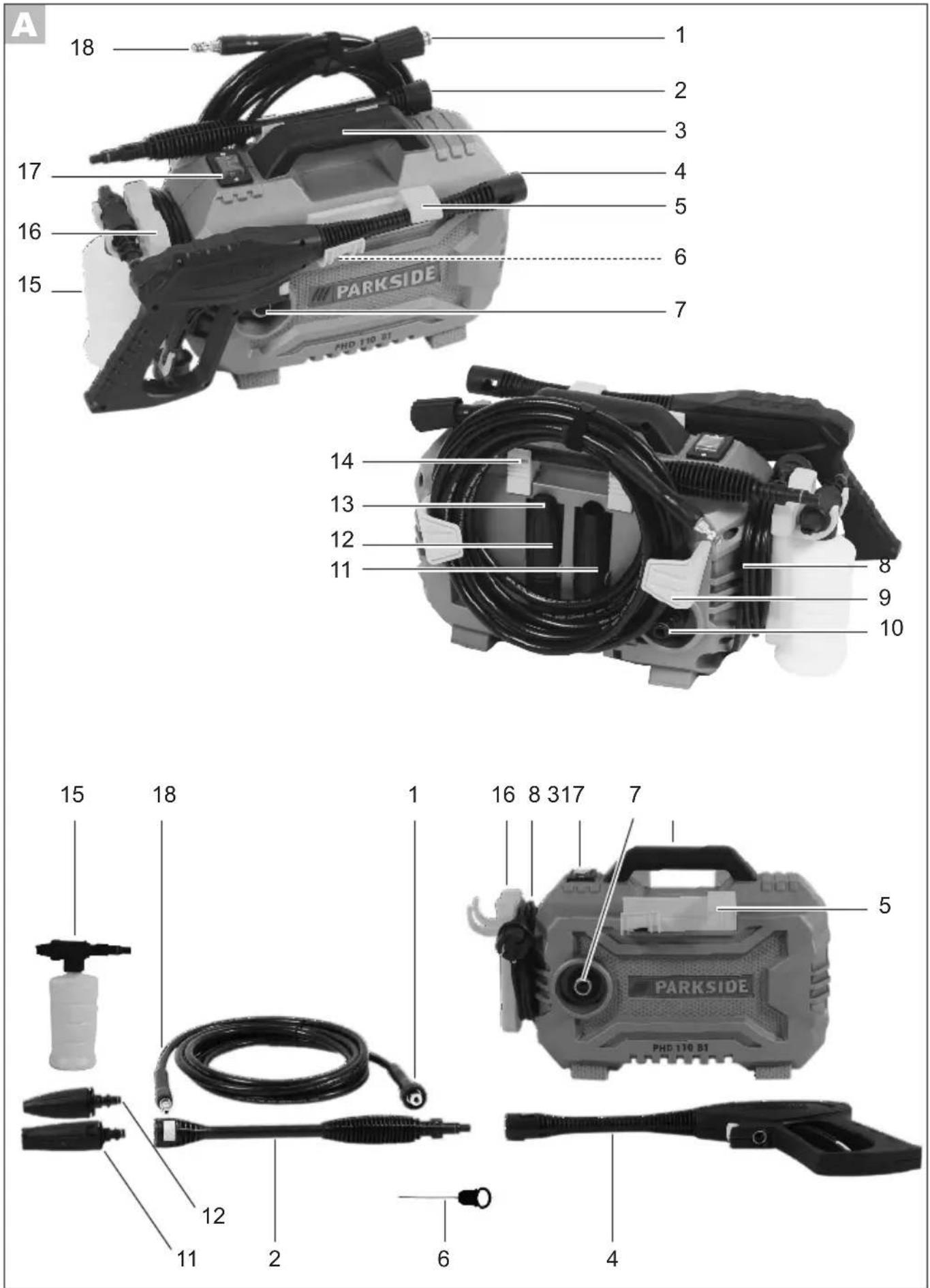 PARKSIDE PHD 110 B1 - PT - 1