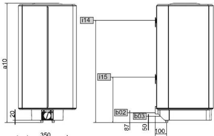 STIEBEL ELTRON SH 100 S - Dimensions and connections - 2