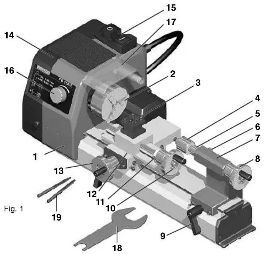 PROXXON FD 150E - Pycckn - 13