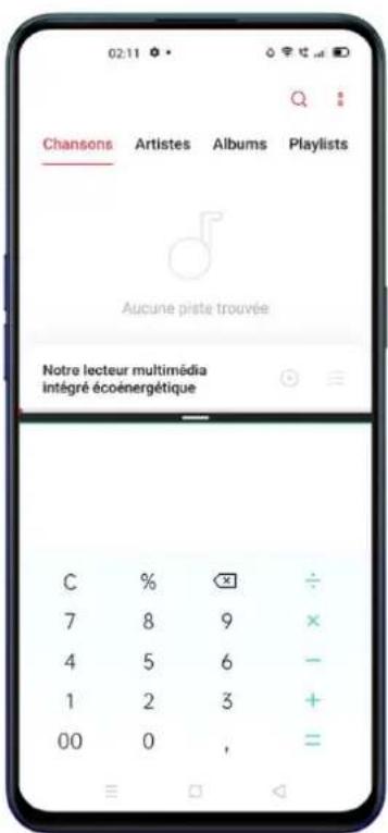 OPPO Reno 3 Pro - Régler I' écran fractionné - 1
