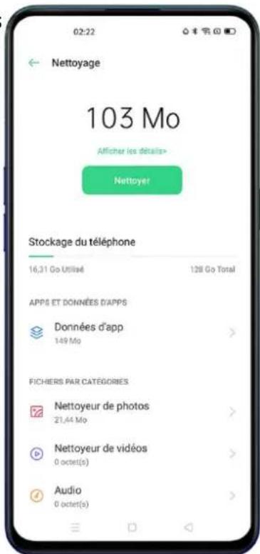 OPPO Reno 3 Pro - Nettoyage catégorisé - 1