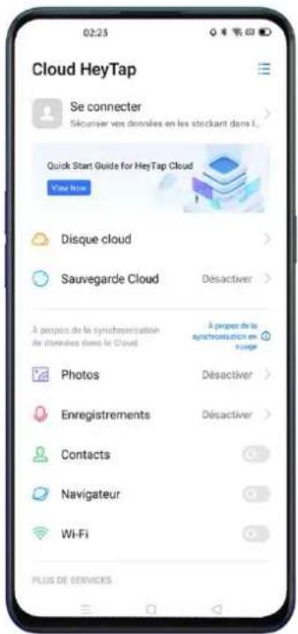 OPPO Reno 3 Pro - Activier le Cloud HeyTap - 1