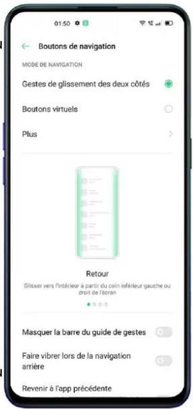 OPPO Reno 3 Pro - Boutons de navigation - 1