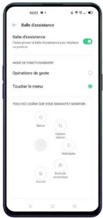 OPPO Reno 3 Pro - Menu contextuel - 1