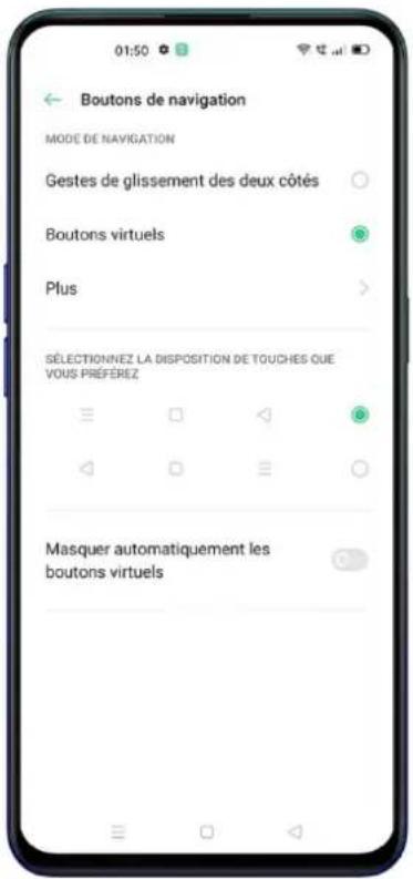 OPPO Reno 3 Pro - Boutons de navigation - 2