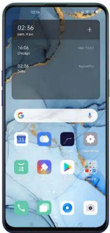 OPPO Reno 3 Pro - Ajouter une horloge - 1
