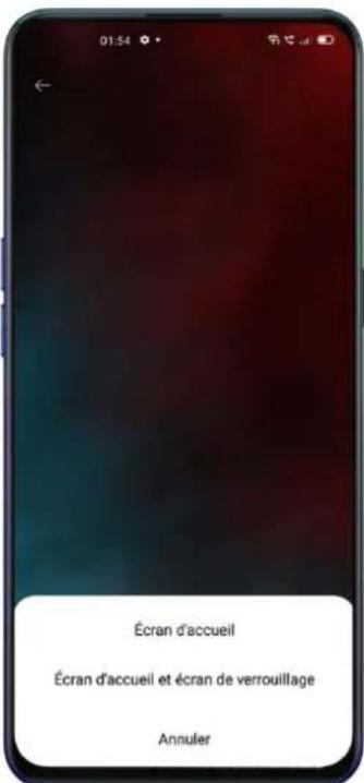 OPPO Reno 3 Pro - Changer le fond d' écran - 2