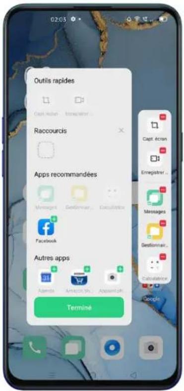 OPPO Reno 3 Pro - Outils rapides - 1