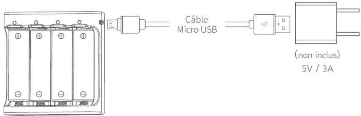 FeiyuTech AK2000S - Charger la batterie - 1