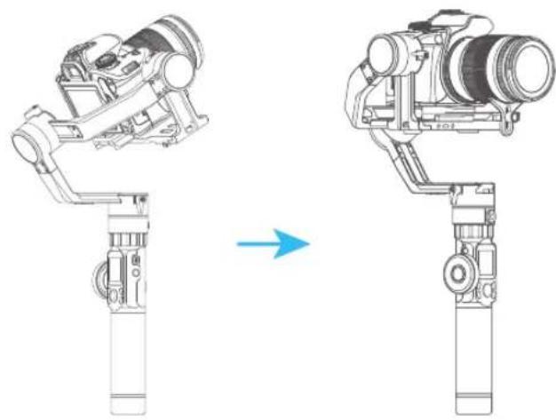 FeiyuTech AK2000S - Réglage du mode auto-rotation - 4
