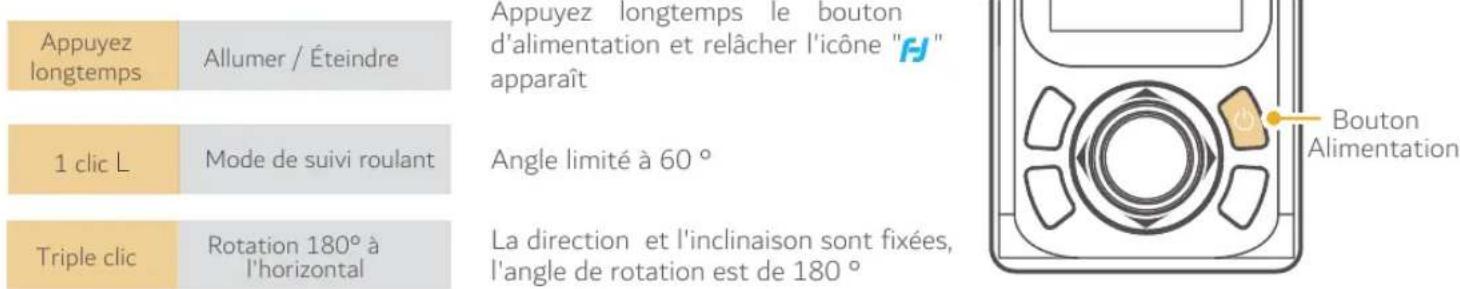 FeiyuTech AK2000S - 3.Bouton d'alimentation - 1