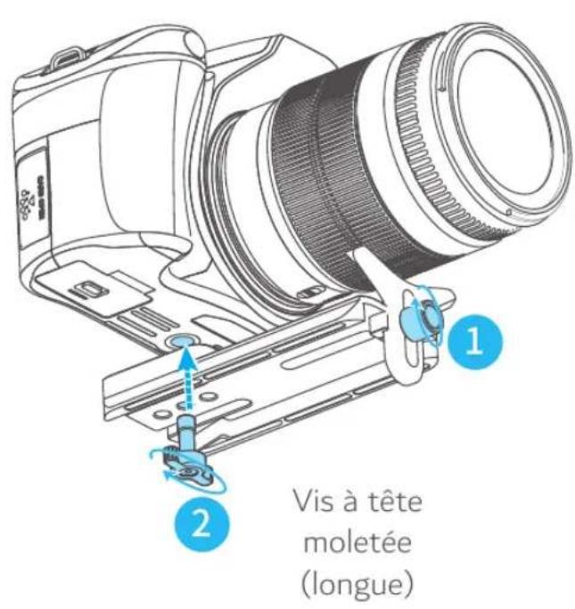 FeiyuTech AK2000S - Installer laamera - 1