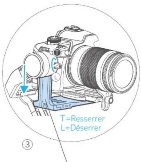 FeiyuTech AK2000S - Ajuster l'équilibre de l'axe d'inclinaison - 4