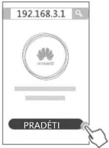 HUAWEI WiFi AX3 Quadcore - Žingsnis. Tinklo nuostatý konfigūravimas - 2