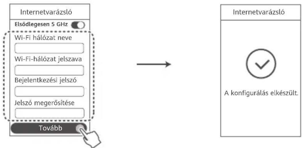 HUAWEI WiFi AX3 Quadcore - Allitson be uy Wi-Fi-nevet, Wi-Fi-jelszot es rendszergazdai jelszot az uy routerhez. - 1