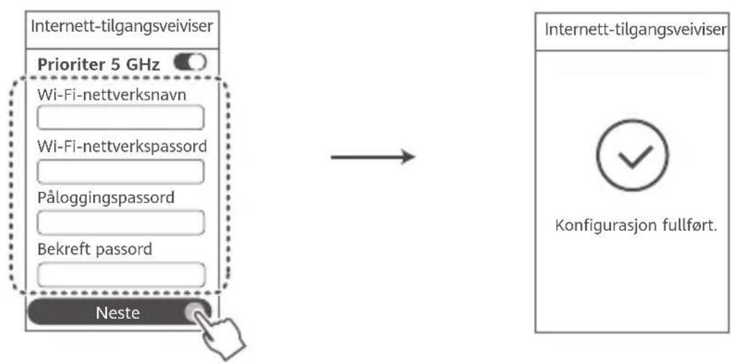 HUAWEI WiFi AX3 Quadcore - Trinn 2: Konfigurere nettverksinnstillinger - 9