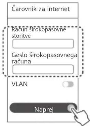 HUAWEI WiFi AX3 Quadcore - korak: Konfiguriranje nastavitev omrežja - 5