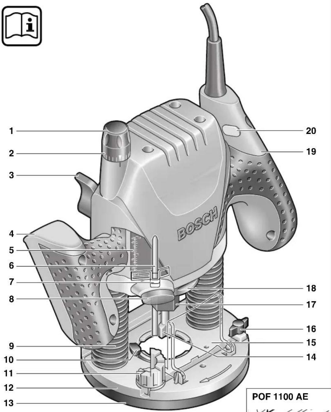 BOSCH POF 1100 AE - 6
