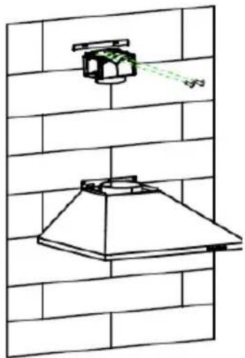 HOOVER HHOOD 300 DECOR HDG9DCK3B - INSTALLATION (LUFTABWEISERFÜRPYRAMID-UND SLANT-MODELLE): - 2