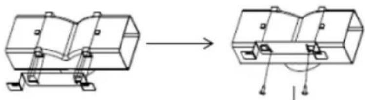 HOOVER HHOOD 300 DECOR HDG9DCK3B - INSTALACJA (ODBŁYWACZ POWIETRZA DO MODELI T-SHAPE, SZKŁA Z KRZYWEM, SZKŁA PŁASKIEGO): - 2