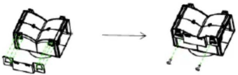 HOOVER HHOOD 300 DECOR HDG9DCK3B - INSTALLATION (LUFTABWEISERFÜRPYRAMID-UND SLANT-MODELLE): - 1