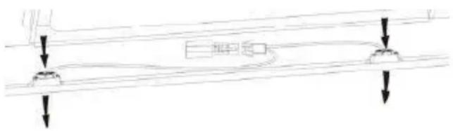 HOOVER HHOOD 300 DECOR HDG9DCK3B - Schimbarea unui bec - 1