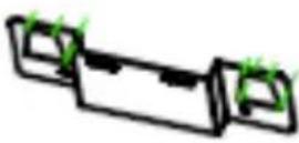 HOOVER HHOOD 300 DECOR HDG9DCK3B - Elencocomponentiperl'installazionestandard - 2