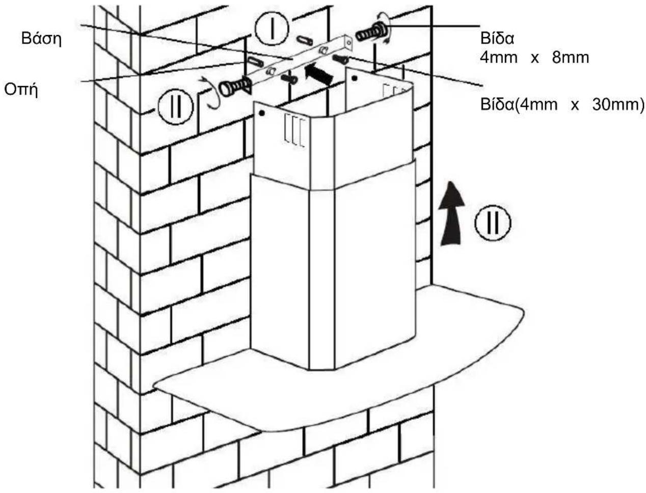 HOOVER HHOOD 300 DECOR HDG9DCK3B - Για μοντέλα με κεκλιμένο πλαίσιο - 6