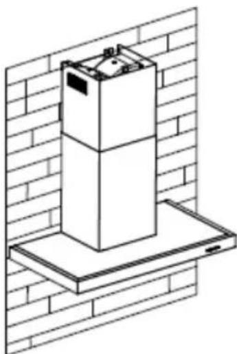 HOOVER HHOOD 300 DECOR HDG9DCK3B - ΕΓΚΑΤΑΣΤΑΣΗ (ΑΝΤΙΣΤΡΟΦΗ ΑΕΡΑ ΓΙΑ Τ-ΤΡΑΠΕΖΑ, ΚΡΥΟΜΕΝΟ ΓΥΑΛΙ,ΜΟΝΤΕΛΟ ΠΛΑΣΤΙΚΟΥ ΥΑΛΟΥ): - 5