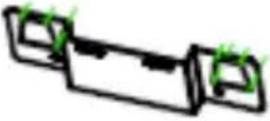 HOOVER HHOOD 300 DECOR HDG9DCK3B - Listed'accessoirespourl'installation - 2