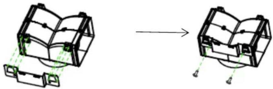 HOOVER HHOOD 300 DECOR HDG9DCK3B - INSTALLATIONDEFDEFLECTEURD'AIRPOURLESMODELES PYRAMIDETSLANT): - 1