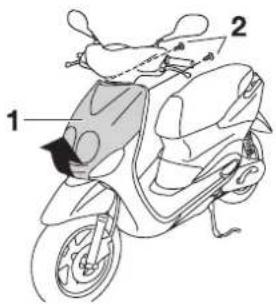 YAMAHA NEO'S 50 2T (2016) - Carénage A - 1