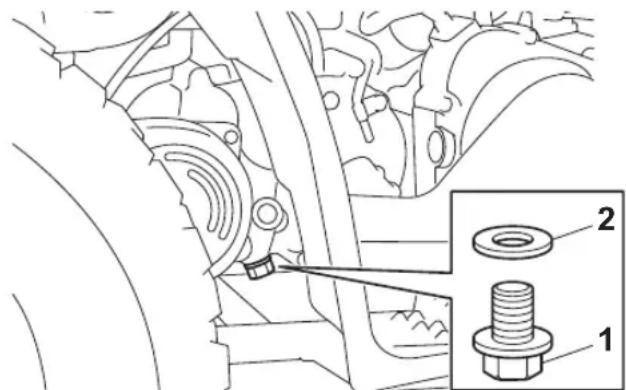 YAMAHA YFZ50 (2021) - Changement de l'huile de boîte de vitesses - 2