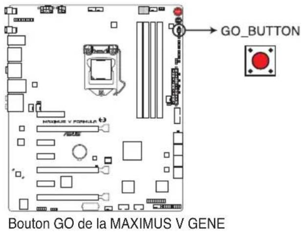 ASUS Maximus V FormulaThunderFX - Bouton GO - 1