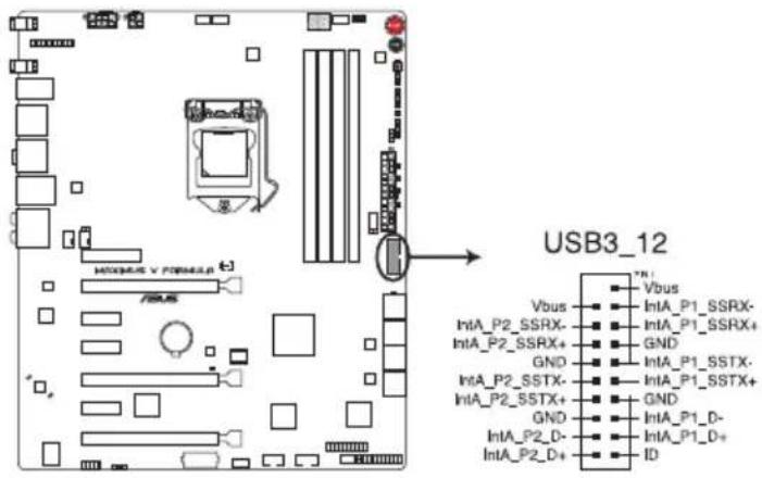 ASUS Maximus V FormulaThunderFX - Connecteur USB 3.0 (20-1 pin USB3_12) - 1