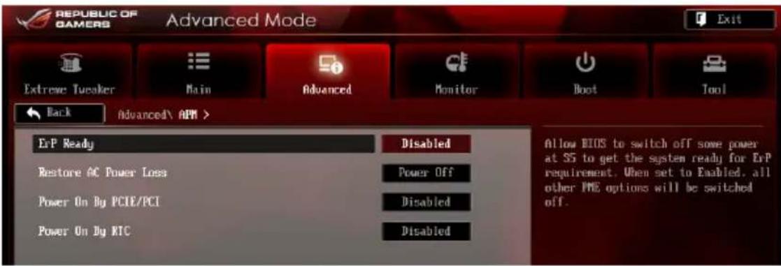 ASUS Maximus V FormulaThunderFX - APM (Gestion d'alimentation avancée) - 1
