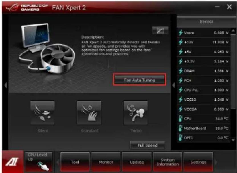 ASUS Maximus V FormulaThunderFX - Utiliser FAN Xpert 2 - 1