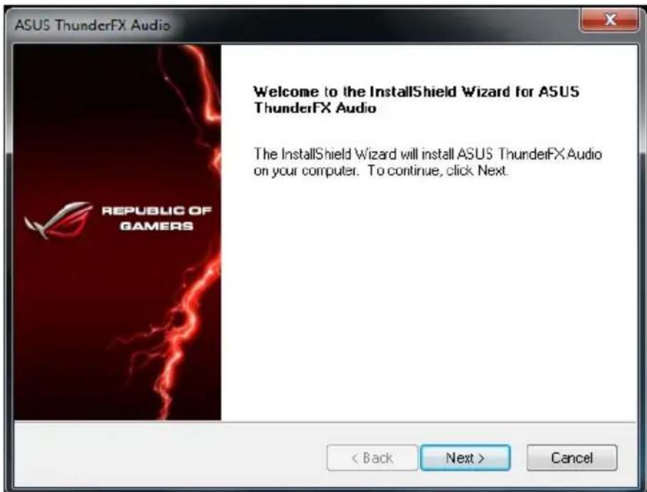 ASUS Maximus V FormulaThunderFX - Installation du pilote - 1