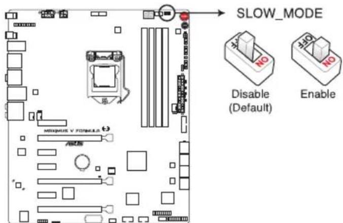 ASUS Maximus V FormulaThunderFX - Interrupteur Slow Mode - 1