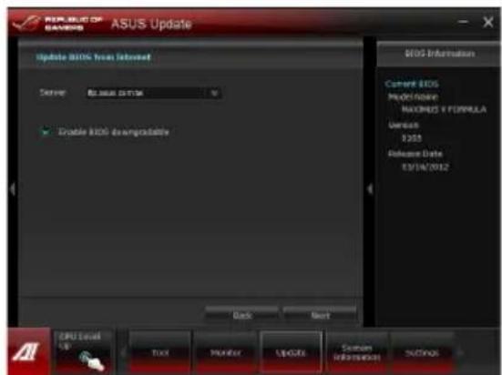 ASUS Maximus V FormulaThunderFX - Pourmettrea jourleBIOSa partird'Internet: - 2