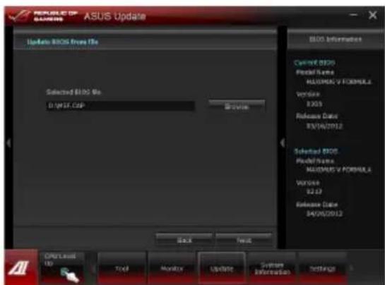 ASUS Maximus V FormulaThunderFX - PourmettreàjourleBIOSàpartird'unfichierBIOS: - 2