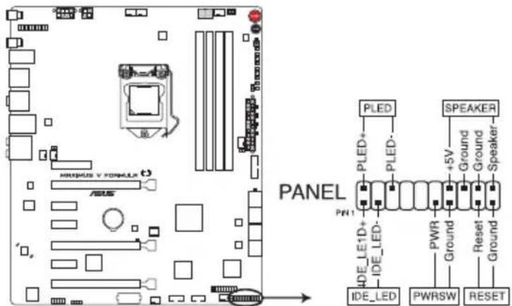 ASUS Maximus V FormulaThunderFX - Connecteur panneau système (20-8 pin PANEL) - 1