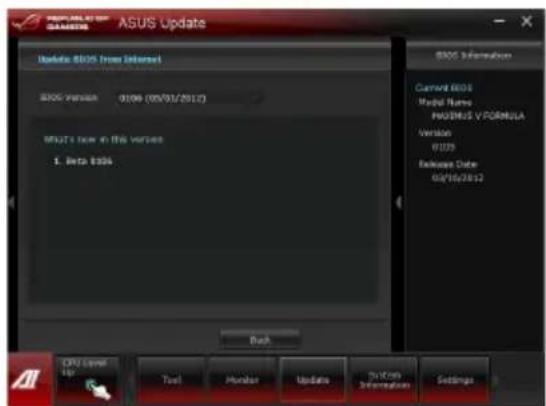 ASUS Maximus V FormulaThunderFX - Pourmettrea jourleBIOSa partird'Internet: - 3