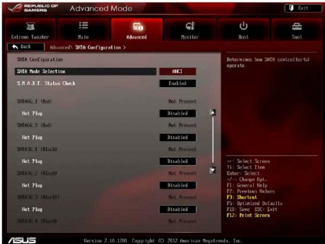 ASUS Maximus V FormulaThunderFX - SATA Configuration (Configuration SATA) - 1