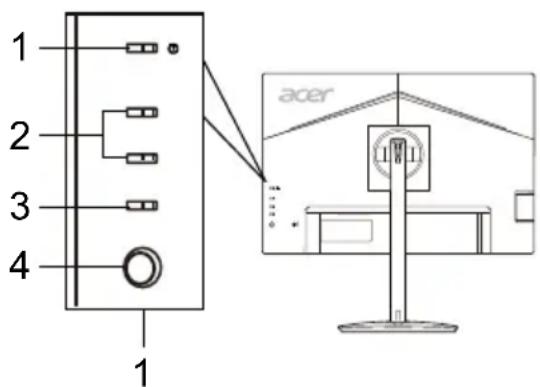 ACER CM2241W - 3OBHIiHi eIeMeHTn KepyBaHHa - 2